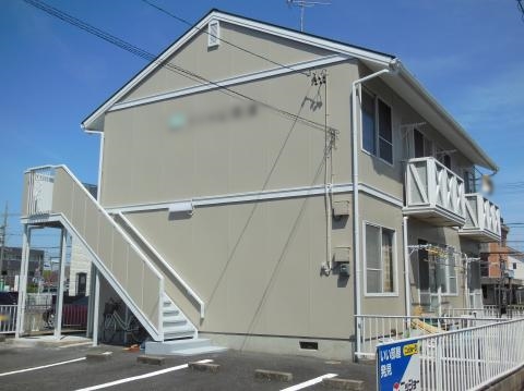 春日井市 朝宮町 Aアパート 外壁屋根、共用部塗装 電灯交換 マス廻り修繕 給湯器交換リフォーム